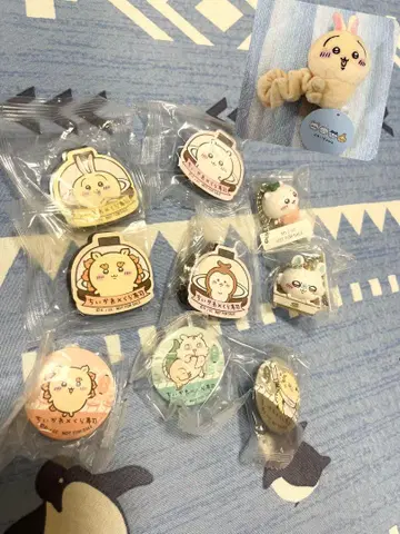 치이카와 (먼작귀) 캐릭터 핀 배지 캔뱃지 마그넷 키링 피규어