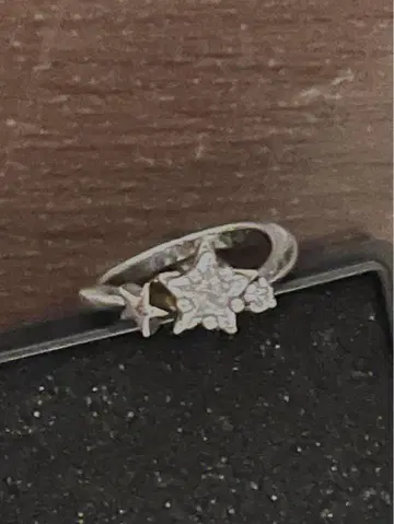 STAR jewelry 반지, 별, silver925 각인, 스타