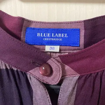 BLUE LABEL CRESTBRIDGE 반팔 무릎 기장 원피스 38