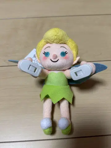 디즈니 리조트 팅커벨 봉제 인형 어깨에 앉는 피터팬