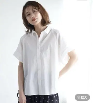 스튜디오 클립 벌룬 슬리브 시어 셔츠 블라우스