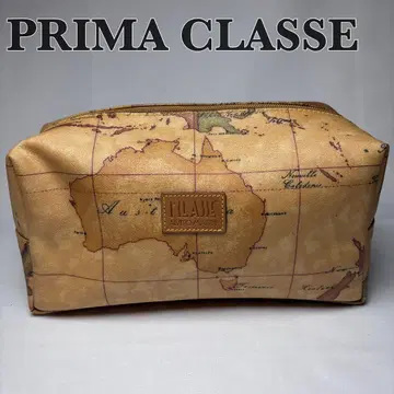새상품급 플리마켓 PRIMA CLASSE 세컨드 백 파우치 지도 도안