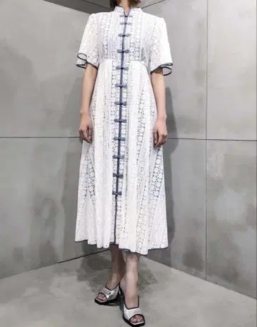 파메오 포즈 Ipanema Long Dress 화이트 미사용 새상품