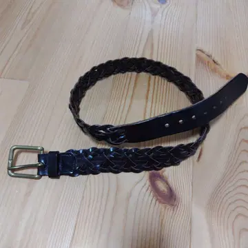 ANGLO 메쉬 벨트 내로우 벨트 천연 가죽 made in ENGLAND