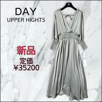 새상품 DAY upper hights 맥시 길이 셔링 원피스