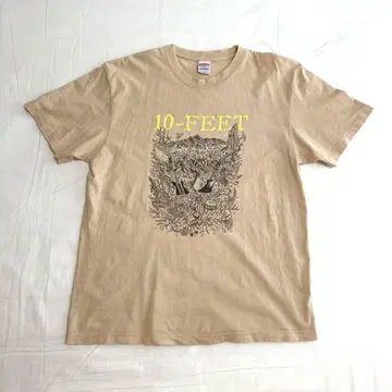 10-FEET 티셔츠 Like a Sierra 베이지 L 사이즈