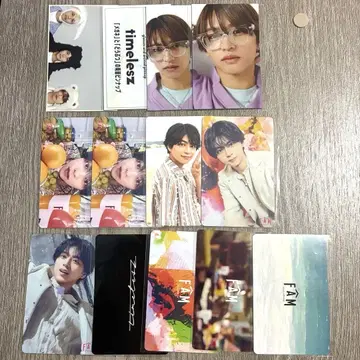timelesz FAM 트레이딩 카드