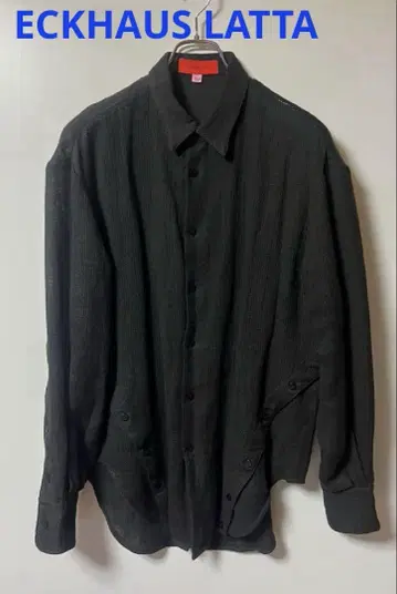 ECKHAUS LATTA 블랙 긴팔 셔츠