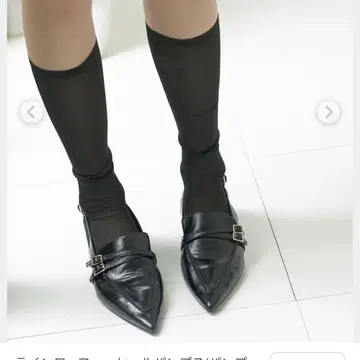 SNIDEL 라인 로퍼 힐 펌프스 M 사이즈 SWG6244610