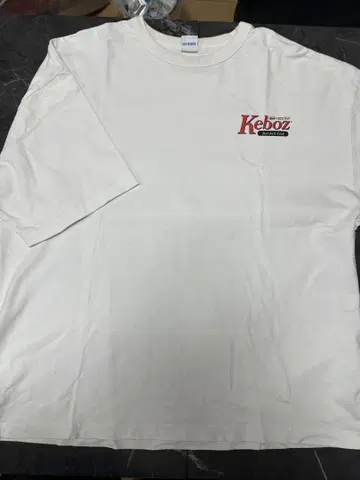 Keboz 화이트 티셔츠 반팔 야구 클럽