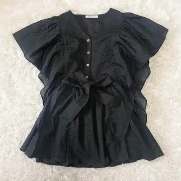 2024S iNtimite Frill Tunic 프릴 튜닉 블랙