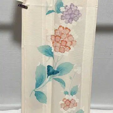 D248 여름 기모노 호몬기 수국 명주 순수 실크 컨디션 최상