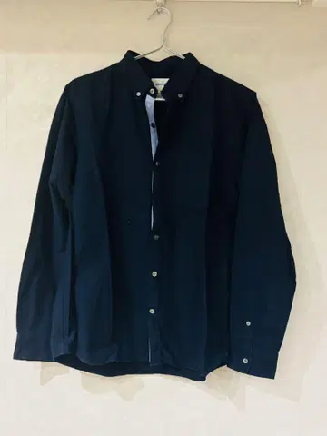 BEAMS 네이비 긴팔 셔츠 M 사이즈