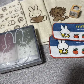 미피 타월 손수건 5장, 미니 타월 2장, 손톱깎이 1개, 총 8개 세트