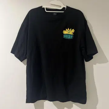 MAXIMIZE EMB TEE / HUF 하프 티셔츠 블랙