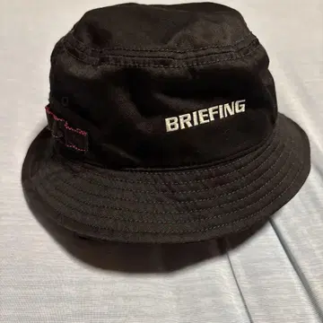 BRIEFING 블랙 버킷 햇