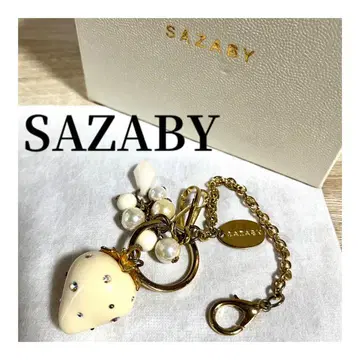 SAZABY 사자비 키링 스트랩 참 스트로베리 딸기