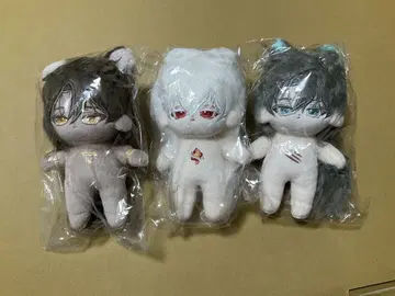 10cm 무속성 봉제 인형 3개 세트 옷 갈아입기