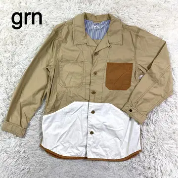 grn 베이지 컬러 셔츠 자켓
