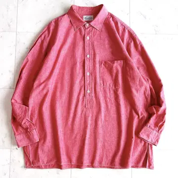 Marvine Pontiak Shirt Makers 긴팔 풀오버 셔츠