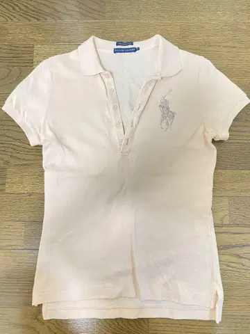 Ralph Lauren 반팔 피케 셔츠 핑크