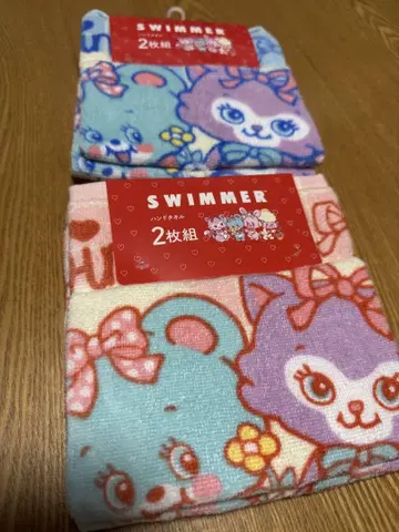 새상품 SWIMMER 핸드 타월 하트 선물