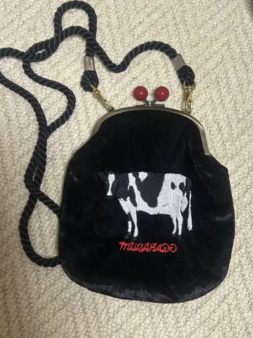 MURAKADO 벨로아 롱 파우치 소 cow