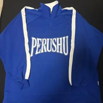 perushu 하프 지퍼 맨투맨