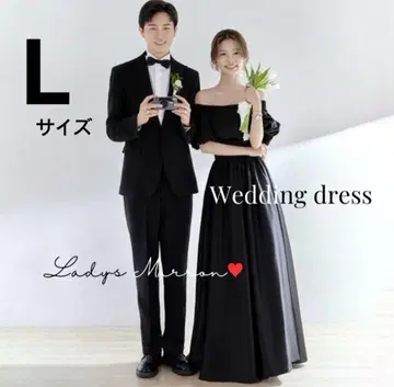 웨딩 사진 블랙 오프숄더 드레스 컬러 드레스 사전 촬영