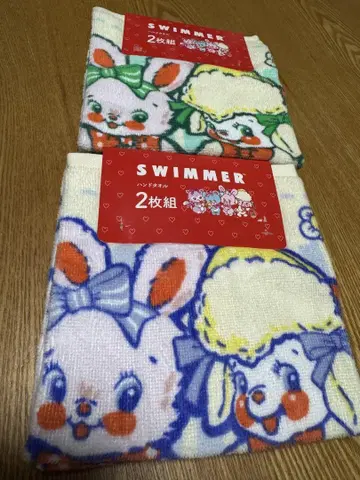 새상품 SWIMMER 핸드 타월 꽃밭에 가자
