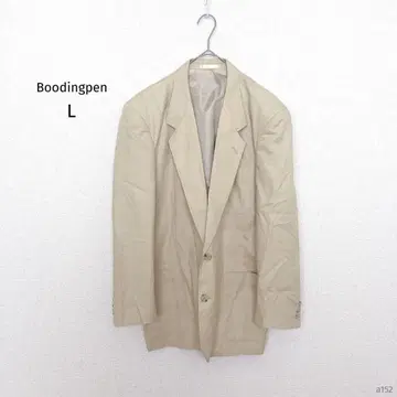 부딩펜 | 싱글 브레스트 테일러드 자켓 [L] 얇은 소재 빈티지 겉옷
