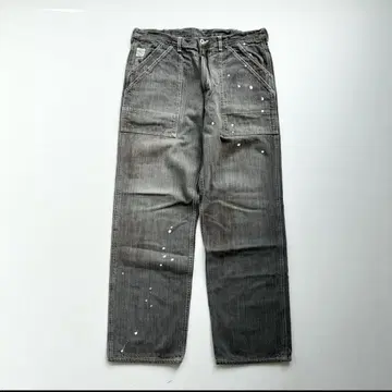 마스터피스 블랙 데님 카펜터 팬츠 B807