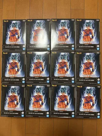 드래곤볼 슈퍼 피규어 BLOOD OF SAIYANS 손오공 12개