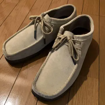 클락스 Clarks 왈라비 베이지 25.5