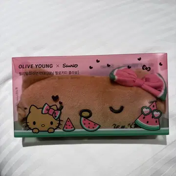 한국 기간 한정 올리브영 일광화상 키티 안대