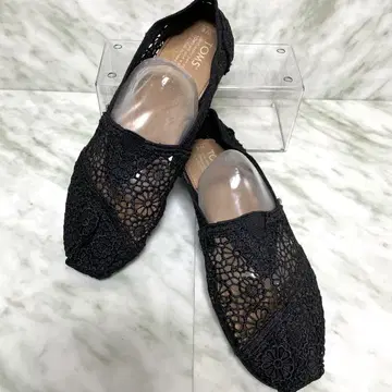 TOMS 톰스 블랙 모로칸 크로셰 레이스 23cm