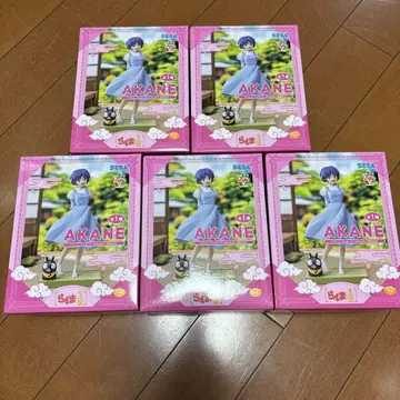 란마 1/2 텐도 아카네 피규어 5개