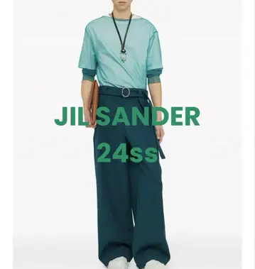 질샌더 24ss 레이어드 롱 티셔츠 탈부착 가능