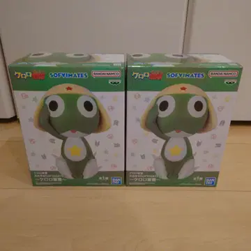 개구리 중사 케로로 큰 SOFVIMATES 개구리 중사 케로로 2개 세트