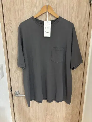 그라프페이퍼 S/S 오버사이즈 포켓 티 GRAY