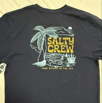 [새상품] SALTY CREW 솔티 크루 티셔츠 하와이 남성용 네이비