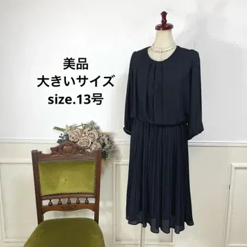 48 새상품급 빅 사이즈 블랙 포멀 원피스