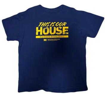 MICHIGAN BASKETBALL 티셔츠 네이비