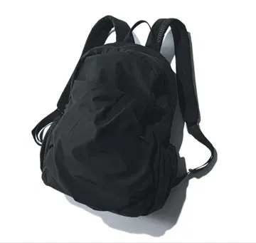 emmi ECO 발수 개더 바디 백팩 BLACK