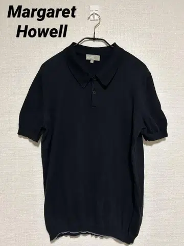 Margaret Howell 마가렛 호웰 코튼 니트 피케 셔츠
