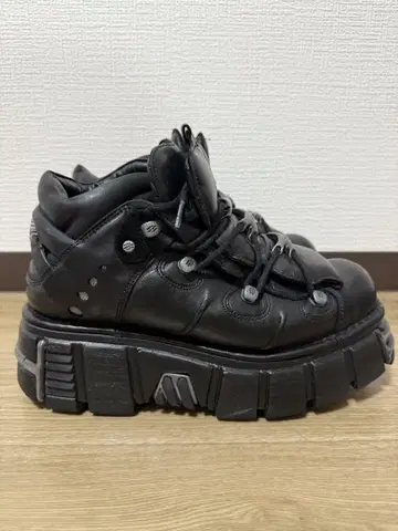 NEW ROCK 44 통굽 부츠