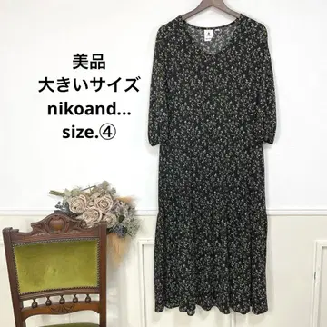 54 새상품급 빅 사이즈 nikoand... 플라워 원피스