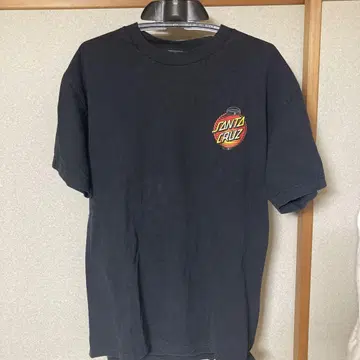 SANTA CRUZ 블랙 티셔츠 L/G