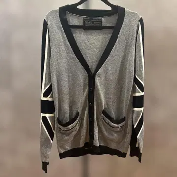 MAISON GLFY 그레이 블랙 가디건