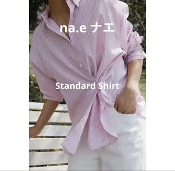 나에 Na.e Standard Shirt_Stripe Pink